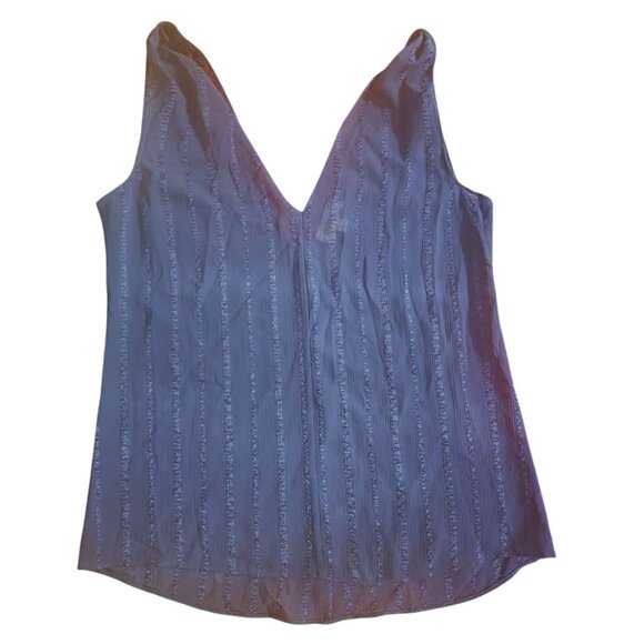 L'Agence Sleeveless Top Women's Navy Blue V-Neck Pullover Size XS NWOT - Picture 2 of 4